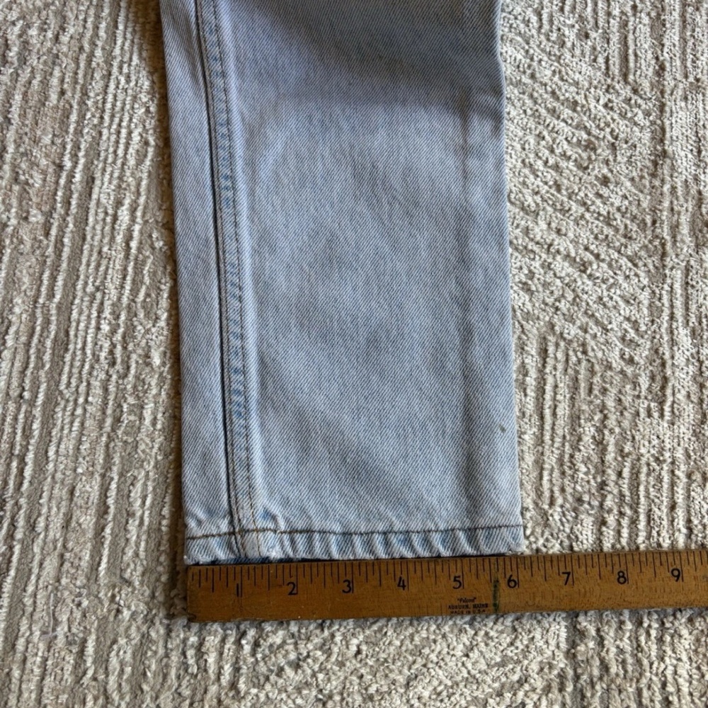 Vintage Levi’s 512 Student Fit Jeans 26x28 Made in USA Light Wash 100% Cotton - Picture 4 of 11